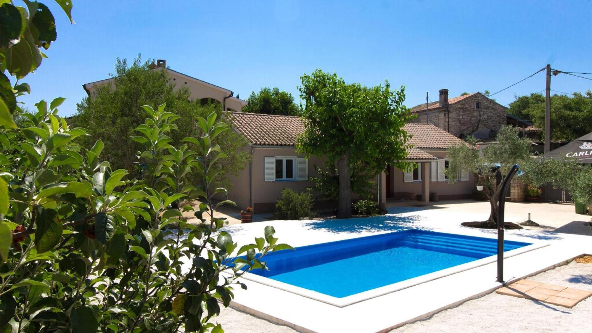 Ferienhaus Aqua Mit Pool Jadreški Dış mekan fotoğraf